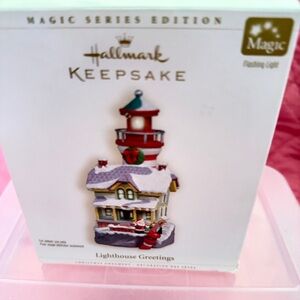Hallmark Keepsake Lighthouse Greetings Ornament Series